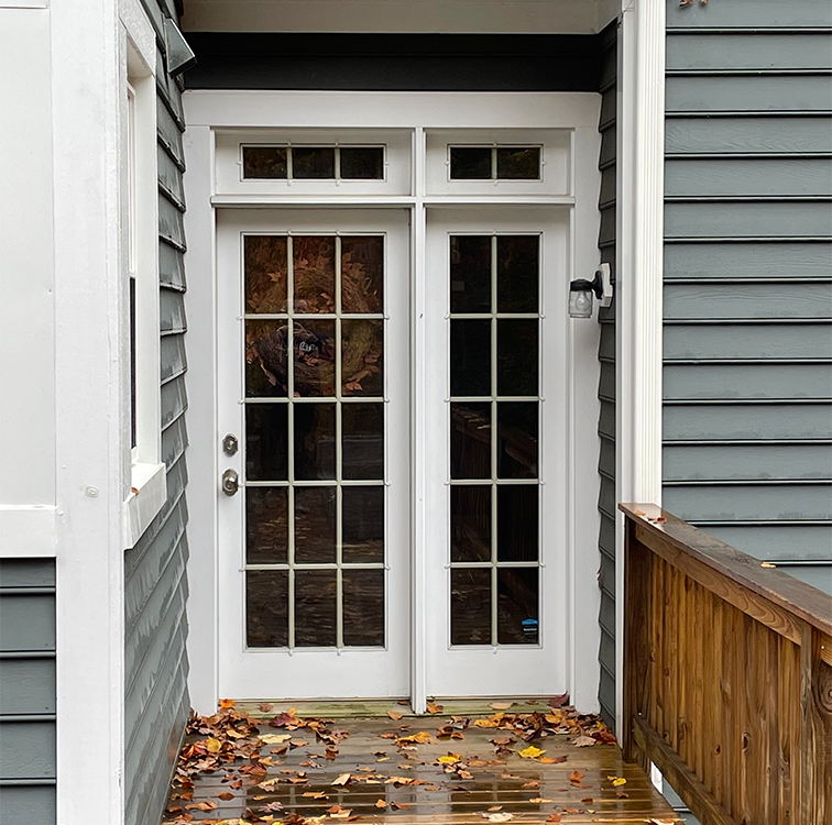 exterior door